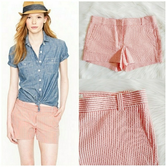 🩳🆕J. Crew Grey Seersucker Shorts🩳 - Picture 9 of 9